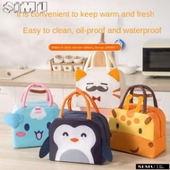 SIMULR Insulated Lunch Box Bags, Thermal  Cloth Cartoon Stereoscopic Lunch Bag,  Thermal Bag Portable Lunch Box Accessories Tote Food Small Cooler Bag