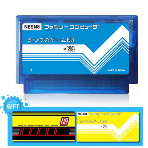 REMANK Super N8 FC N8 2000+Retro Game NESN8 Cart For Family 8-bit NES Accessories FC Cart N8 Flash S