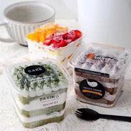 Thinwall Pudding Cup Box of 10 Square Pudding Cup/ Square Pudding Cup/