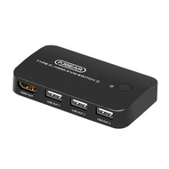 全城熱賣 - 豐傑英創 FJ-TYH201 Type-C / HDMI KVM切換器帶桌面控制器
