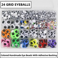 1680PCS Self Adhesive Wiggly Eyes For DIY Art Craft Toys Children Hand Scrapbooking Color Hand Decor