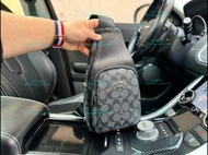 COACH 手袋 銀包 背囊 禮物  新款 『 COACH 』蔻馳胸包coach胸包  DUO 老69