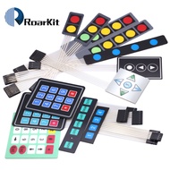 1*2 3 4 5 7 8 Key Button Membrane Switch 3*4 4X5 Matrix Array Keyboard 1X6 Keypad with LED Control P