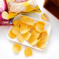 Chips kentang hair accessories Influencer Live Streaming Simulation Snacks Funny Potato chips Side C