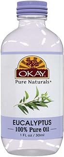 OKAY | 100% Pure Eucalyptus Oil | For Hair and Skin | Strengthens Hair | Nourishes Skin | Free of Si