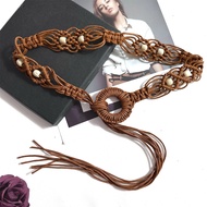 Wax Rope Boho Waist Belt