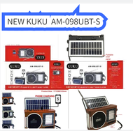 Style Fashion NEW KUKU AM-098UBT-S FM/AM/MP3/BLUETOOTH Solar Rechargeable  Radio With LED And Phone Charging