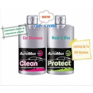 AutoMax Concentrated Car Shampoo/Concentrated Wash & Wax (400ml)-Exp:02/2029
