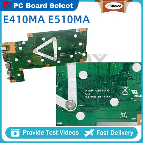 E410MA Laptop Motherboard For ASUS EeeBook E410M E510M R429M F414MA E510MA E410MAS E410MAB Mainboard