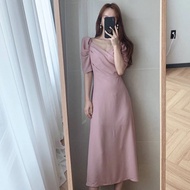 Midi Dress Women / Korean Dress Casual