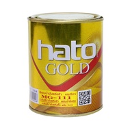 สีทองอะครีลิค สีน้ำมันอะครีลิค ทองอร่าม Mg-111 Hato ฮาโต้ ทาเหล็ก ทาไม้ สีทอง ทาปูน ทากรอบรูป
