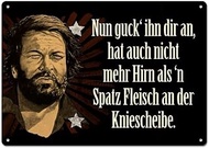 Blechwarenfabrik Braunschweig Bud Spencer Nun guck ihn dir an, hat auch nicht mehr Hirn, als Sparrow