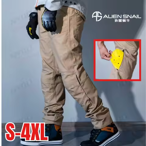 Alien Snail Motorcycle Riding Pants Cordura Commuter Vintage Work Pants Breathable Windproof All Sea