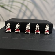 Mặt dây chuyền bạc ta Gấu Pooh dành cho bé trai bé gái - Bạc thật TTA Jewelry - DC034