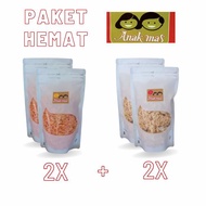 PAKET HEMAT SNACK ANAK MAS 4 PCS | SNACK MIE KREMES | SNACK JADUL