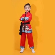 Children's Martial Arts Clothing Performance Clothing Boys Girls Martial Arts Clothing Tai Chi Train
