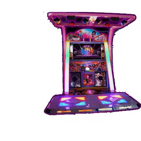 47 Inch LCD Game Room Indoor Dance Revolution Arcade Music And Dancing Coin Operated Game Machine Fo