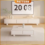 PATTERN Minimalist Modern Solid Wood TV Cabinet with Drawers | TV Console with Storage | Kabinet TV 