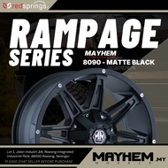 MAYHEM - RAMPAGE 8090 MATTE BLACK 18X9 6-135/6-139.7 18MM 106MM