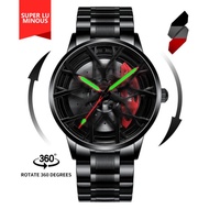 SHIFT BMW M8 SPIN 360° ORI Jam Tangan Lelaki Sport Rim Men Watch Hub Real 3D Custom Wheel Watch Desi