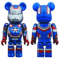 BE@RBRICK x 鋼鐵人 IRON MAN3 愛國者 100%