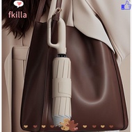 FKILLA 106/125CM Ring Buckle Umbrella, Large Rain Automatic Umbrella,  Portable Anti-Ultraviolet Dua