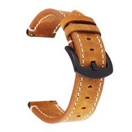 Retro Mad Horse Leather Watch Band 19 21mm Suitable for Tissot Casio Dw Substitute Genuine Leather S