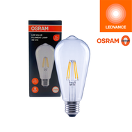 Bóng đèn LED OSRAM Filament 4W E27 – Ánh sáng ấm 2700K 470lm tuổi thọ 15.000 giờ