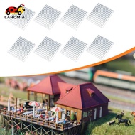 LAHOMIA 8x 1/72 Scale Miniature Roof Tiles Building Set Corrugated Fake Tiles Model for