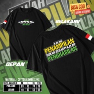 KAOS T-SHIRT BAJU DISTRO PESONA BOS MUDA INDONESIA SEMANGAT | KAOS MOTIF KATA-KATA | KAOS DISTRO ORI