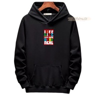 Hoodie Men LIFE IS REAL / HOODIE JUMPER / HOODIE DISTRO / Jacket HOODIE Guys / HOODIE UNISEX / HOODI