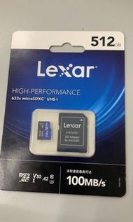 Lexar 512Gb micro sd card