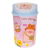 香港正版  罐頭豬Lulu 豬 LuLu The Piggy 圓形垃圾桶 (大)