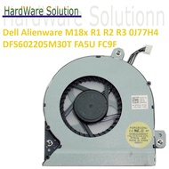 Dell Alienware M18x R1 R2 R3 0J77H4 DFS602205M30T FA5U FC9F Laptop CPU Cooling Fan