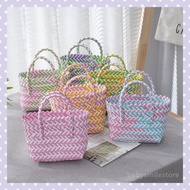 Beg Anyaman Goodies Bag (S) Doorgift Bag Bakul Anyaman Plastic Woven Bag Teacher Day Gift Basket Har