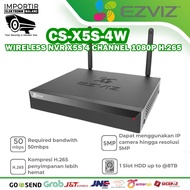 EZVIZ NVR X5S-4W - Wireless NVR Ezviz X5S 4 Channel 5MP H.265 support ONVIF