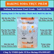 Baking SoDa Thực Phẩm Sodium Bicarbonate NaHCO3 99% Bột Tẩy Rửa Đa Năng Bột Nở Hãng SolVay Ý