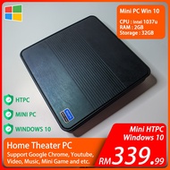 Mini PC Windows 10 Intel 1037u 2GB RAM 32GB HTPC Microsoft Surface Look Good 1080P Video Youtube Mus