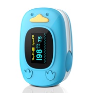 Health Tree Kids Finger Oximeter Baby Pulse Oxymeter Spo2 Heart Rate PI Monitor Cute Penguin Outlook