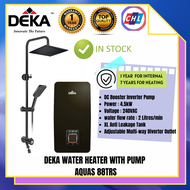 DEKA WATER HEATER RAIN SHOWER WITH DC BOOSTER INVERTER PUMP - AQUAS 88 TRS - DEKA MALAYSIA WARRANTY