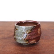 備前焼 窯変ぐい呑み(木箱付き)　gi-051