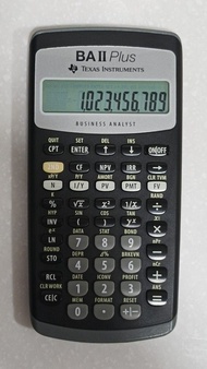 Texas Instruments BA II Plus 財務計算機