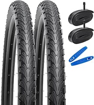 'YUNSCM 2-PCS 24'' Folding Replacement Bike Tires 24X1.95/53-507 Compatible with 24 X 1.95 Beach Cru