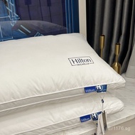 3D Pillow Core4Hilton Famous Hotel Mitchell Neck Support Feather Velvet Hotel Home Use Five-star Pil
