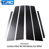 Carbon Fiber Car Window B Pillar Cover Trim Sticker For BMW E46 E90 E60 F10 F30 F20 G30 G20 X5 E70 F