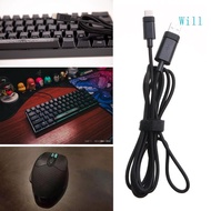 Will 1 7m USB Charging Cable PVC Line Replacement Wire for Corsair K63 K65Mini K70TKL Keyboard DARK 