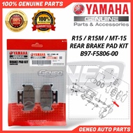 [B97-F5806-00] REAR BRAKE PAD KIT R15 R15M MT15 100% ORIGINAL YAMAHA PARTS