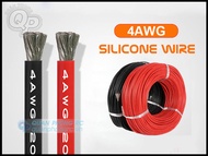 Dây AWG Silicon Chịu Nhiệt 4AWG/6AWG/8AWG/9AWG/10AWG/12AWG ( Mét Đơn)