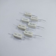 5 WATT LIME RESISTOR 0.22 OHM/0.33 OHM/0.47 OHM/4.7 OHM/10 OHM/47 OHM/100 OHM