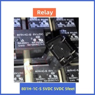 Relay 801H-1C-S 5VDC 24VDC 10A 5 Pins